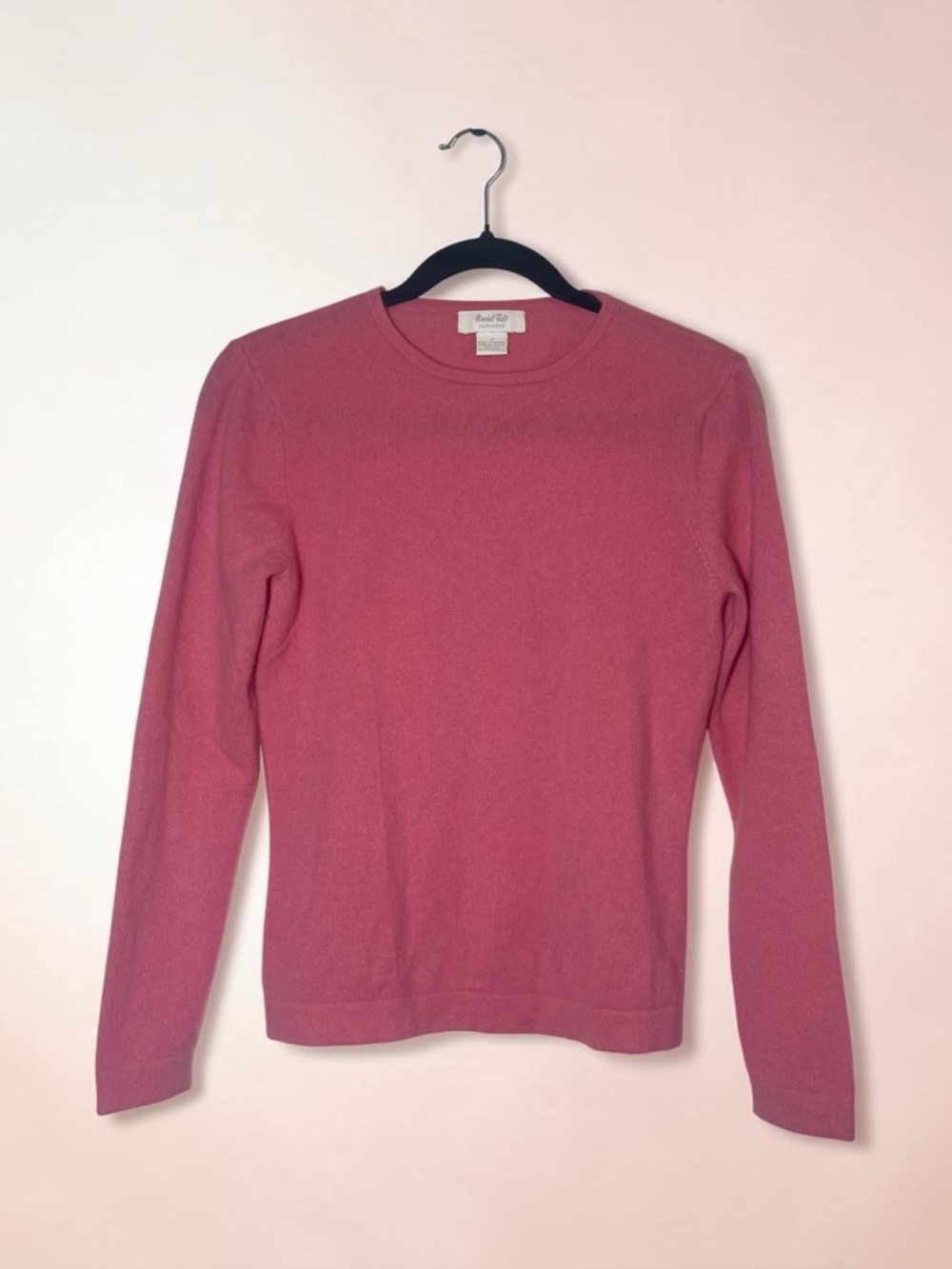 Marshall Fields Cashmere Size Small S Women’s Bubblegum Pink cashmere Sweater